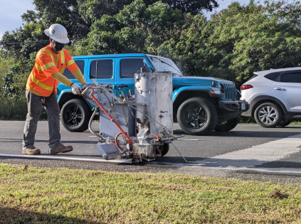 IW Safety Improvements (Striping and Marking) Project Start, February 7, 2022