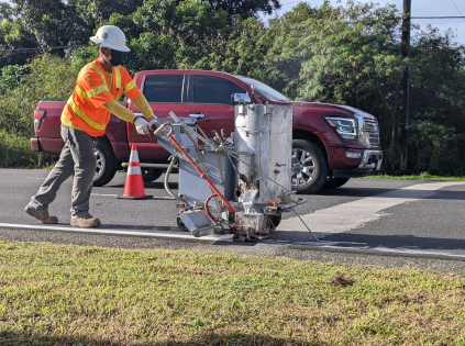 IW Safety Improvements (Striping and Marking) Project Start, February 7, 2022