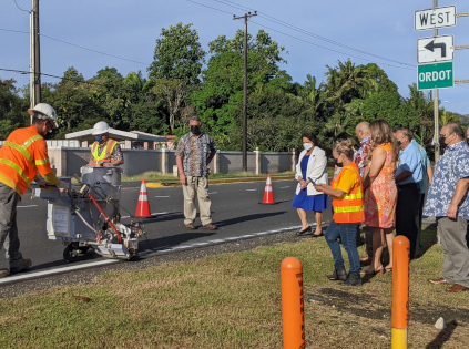 IW Safety Improvements (Striping and Marking) Project Start, February 7, 2022