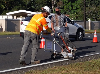 IW Safety Improvements (Striping and Marking) Project Start, February 7, 2022