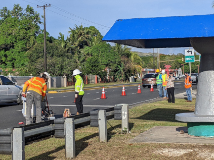 IW Safety Improvements (Striping and Marking) Project Start, February 7, 2022