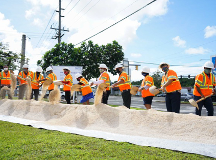 Route 1 Resurfacing, 30-10A Groundbreaking, June 29, 2021