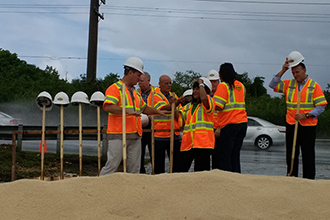 Route 8 and Canada-Toto Loop Road Intersection Groundbreaking, September 5, 2018