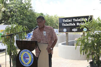 Talaifak Bridge Ribbon Cutting Ceremony, June 2013